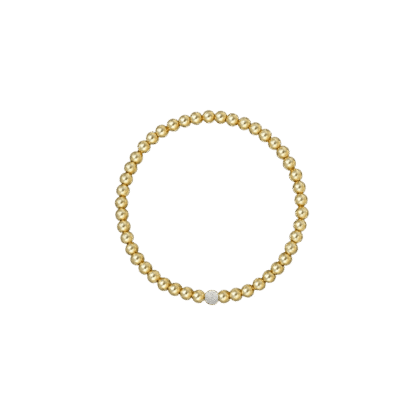Gold Bead Bracelet